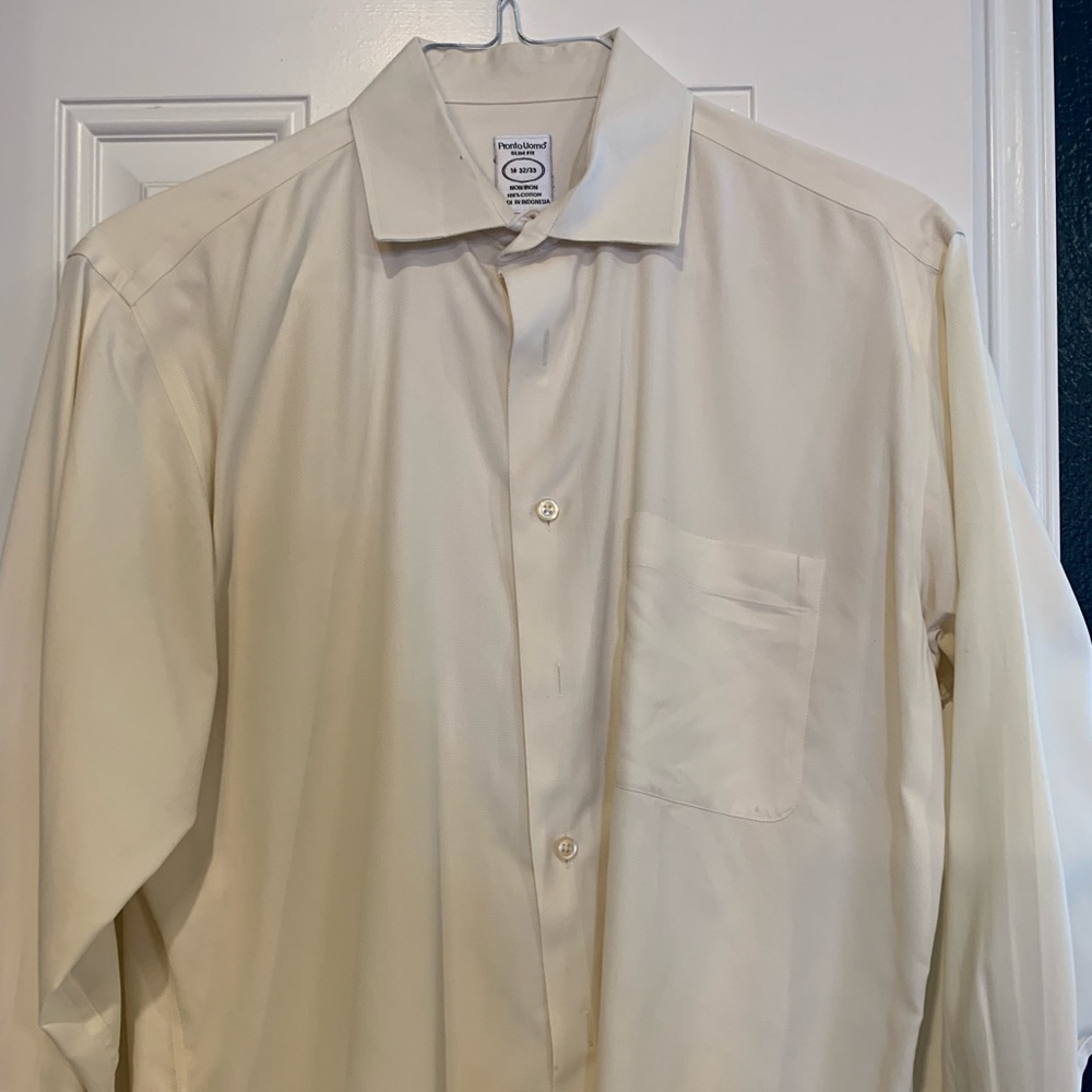 GUC Pronto Uomo Slim Fit Non-Iron Dress Shirt